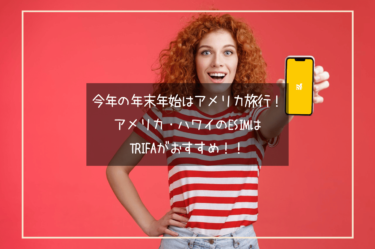 trifaのeSIM、ついにアメリカ・ハワイも格安に！！今年の年末年始はアメリカ旅行へ！